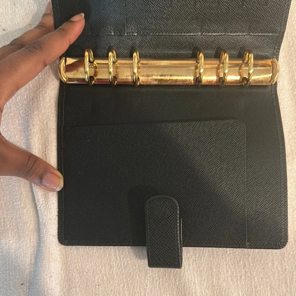 Authentic Louis Vuitton Taiga Agenda PM Notebook Cover